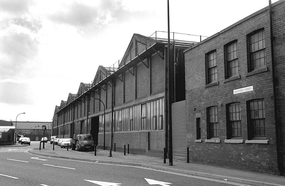 An old image of Greystock Street in Sheffield in 1980